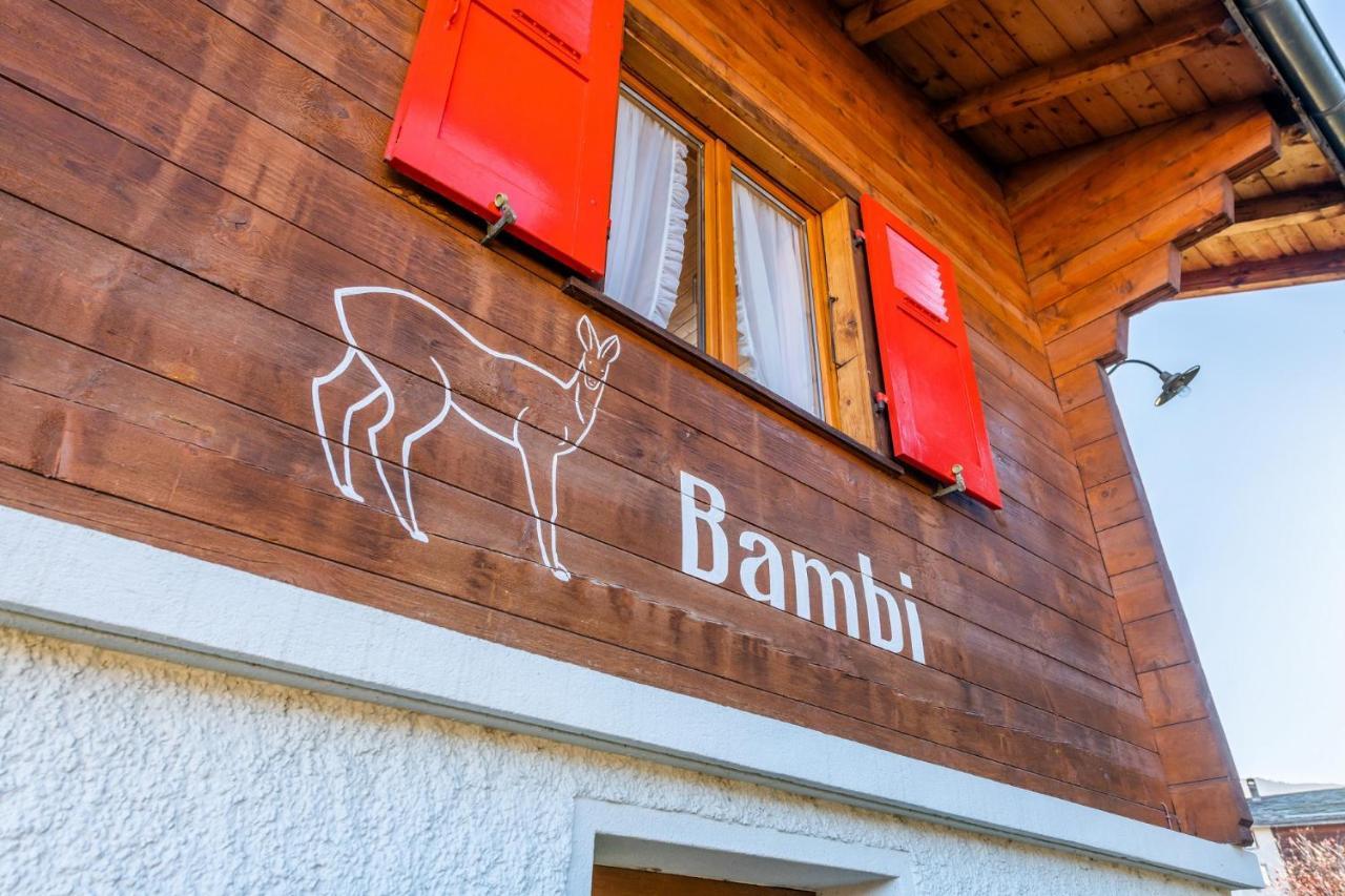 Chalet Bambi "Marchenhaft" Διαμέρισμα Grächen Εξωτερικό φωτογραφία